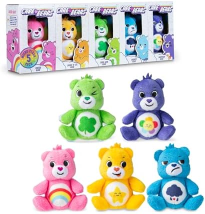 Care Bears 3" Micro Plush 5-Pack Treasure Box