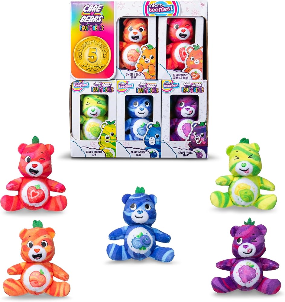 Care Bears Fruit Friends 5-Pack